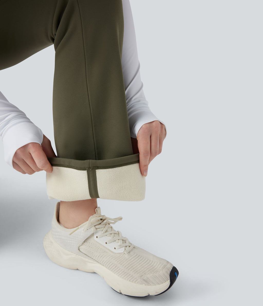 Pantalon de yoga bootcut gainant taille haute extra chaud Halara UltraSculpt™ avec poches