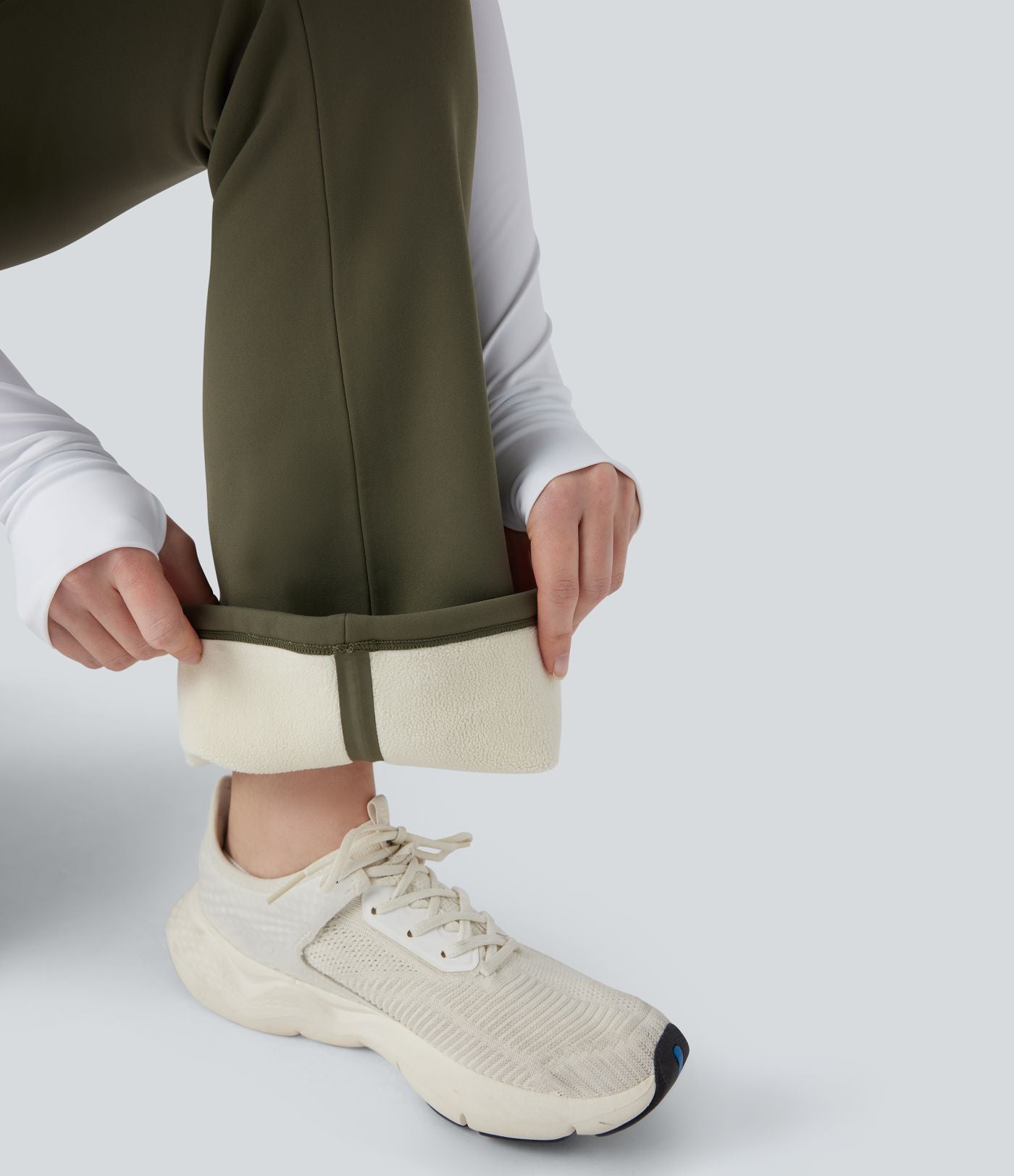 Pantalon de yoga bootcut gainant taille haute extra chaud Halara UltraSculpt™ avec poches