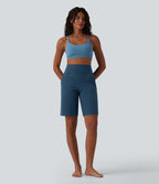 Bermuda de yoga Halara UltraSculpt™ gainant taille haute 25 cm avec poches