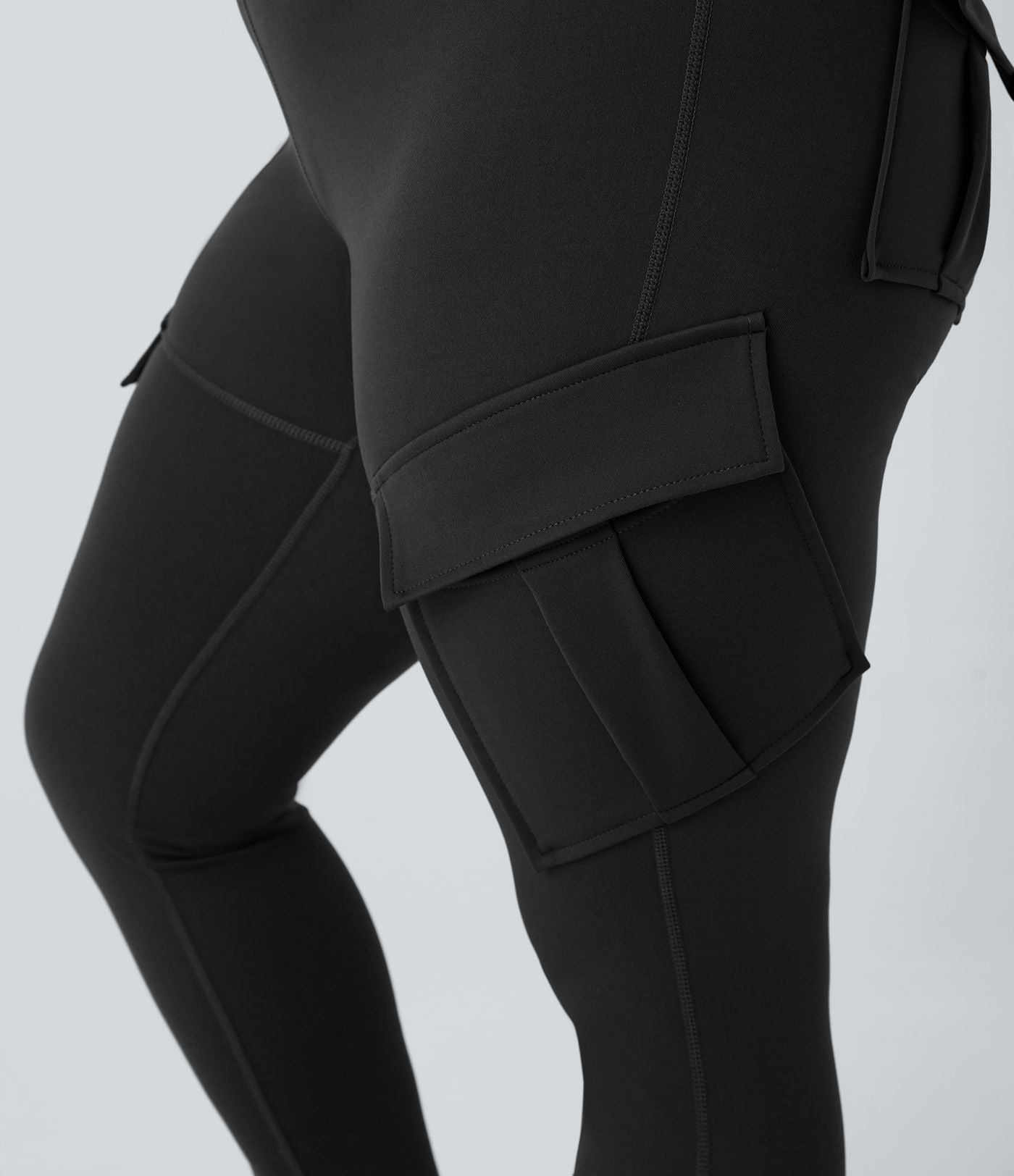 Legging yoga grande taille ajusté cargo 7/8 taille haute DayStretch avec poches