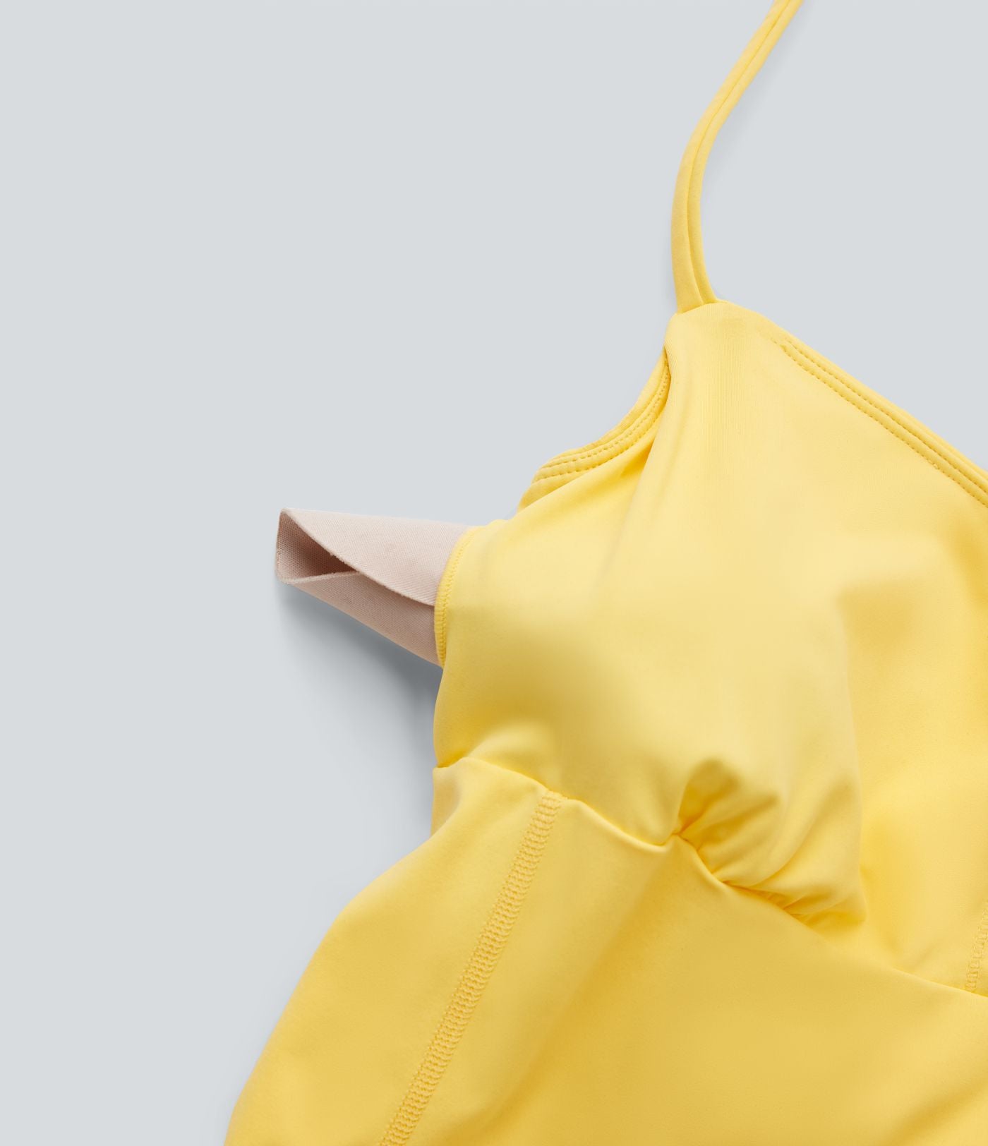 Softlyzero™ Robe-slip Sport 2-en-1 mini aérienne pour danse, effet fraîcheur, dos nu, laçage croisé et poches latérales