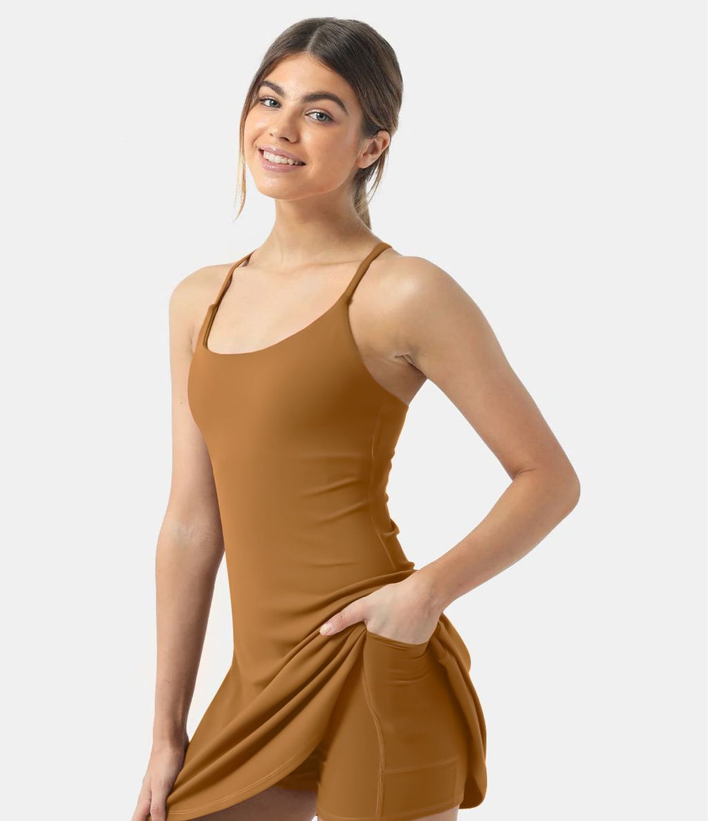 Robe de sport SoftlyZero™ Plush dos nu A-C
