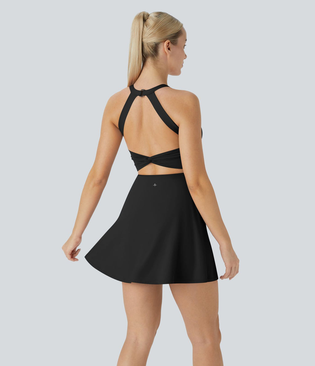 Softlyzero™ Airy Robe Sport Torsadée Dos Nu Édition Easy Peasy