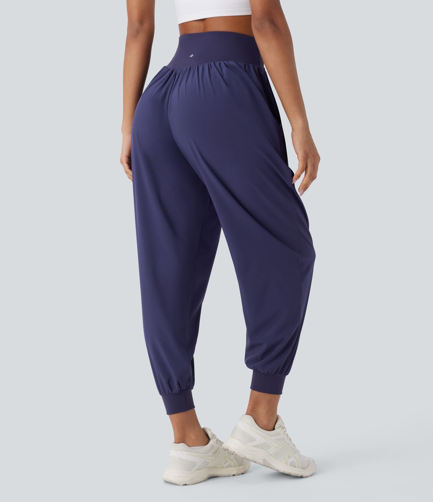 Pantalon de yoga croisé taille haute à séchage rapide Breezeful™ avec poches latérales