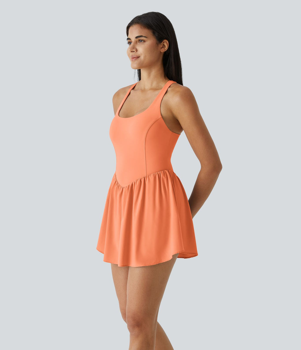 Robe de sport mini 2-en-1 Breezeful™ corset fluide séchage rapide avec poche padel/pickleball A-C