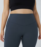 Legging d'entraînement gainant taille haute grande taille avec poches Halara UltraSculpt™