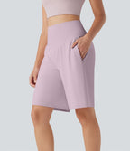 Bermuda SoftlyZero™ Airy de yoga taille haute avec poches multiples et effet frais InstantCool