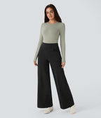 Halara Flex™ Denim Heat Jean large casual taille haute avec poches