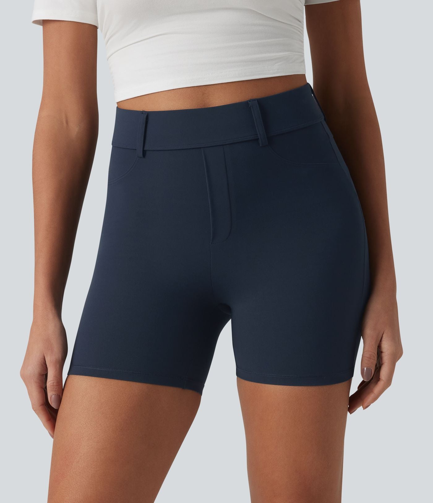 Halara UltraSculpt™ Cycliste casual 12,5 cm taille haute avec poches