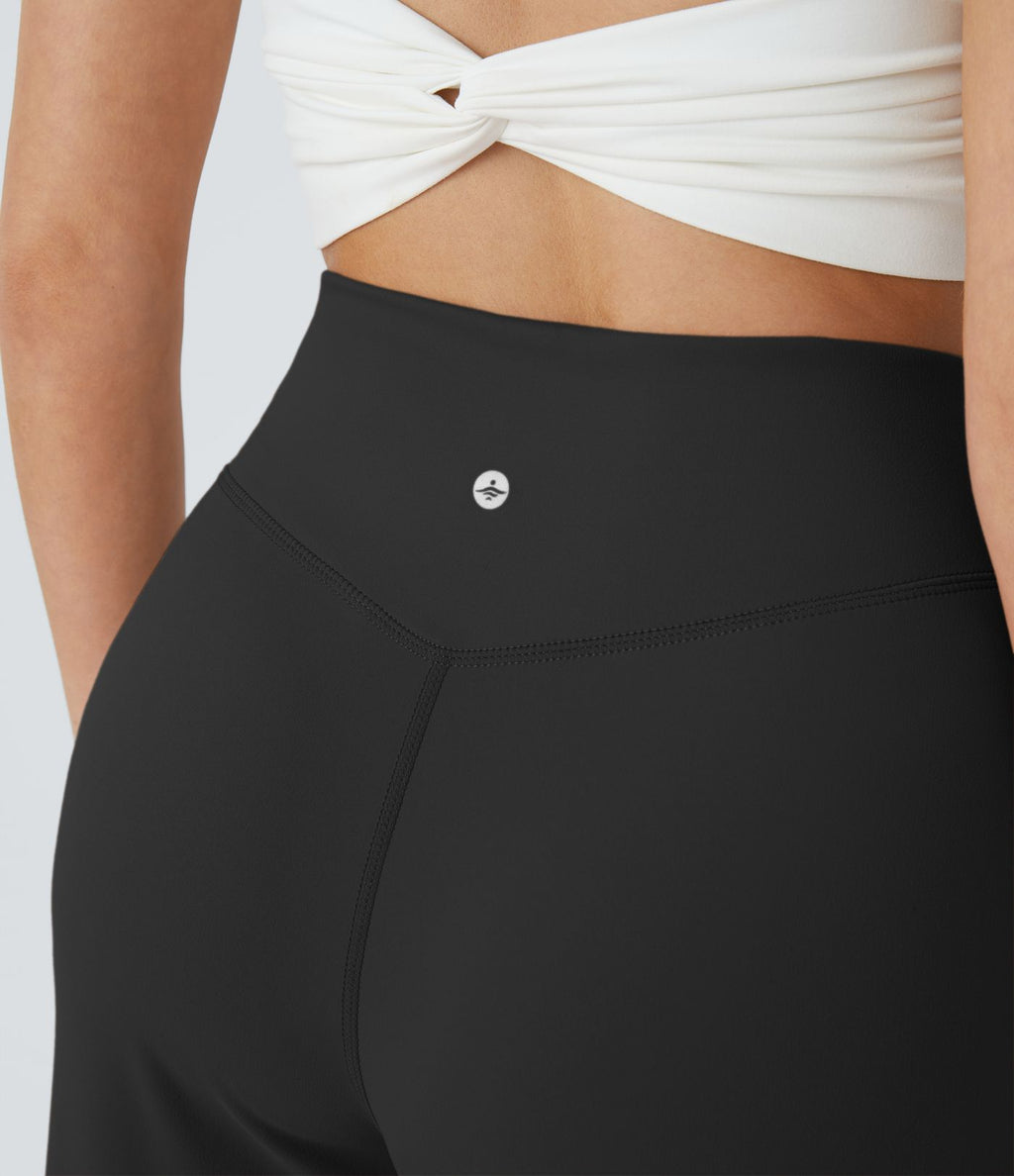 Pantalon yoga large croisé avec ourlet et poches DayStretch - Smile