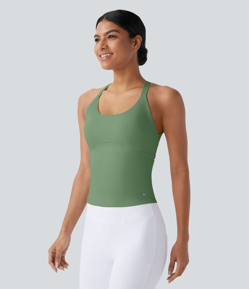 Débardeur yoga SoftlyZero™ Plush à découpes A-D