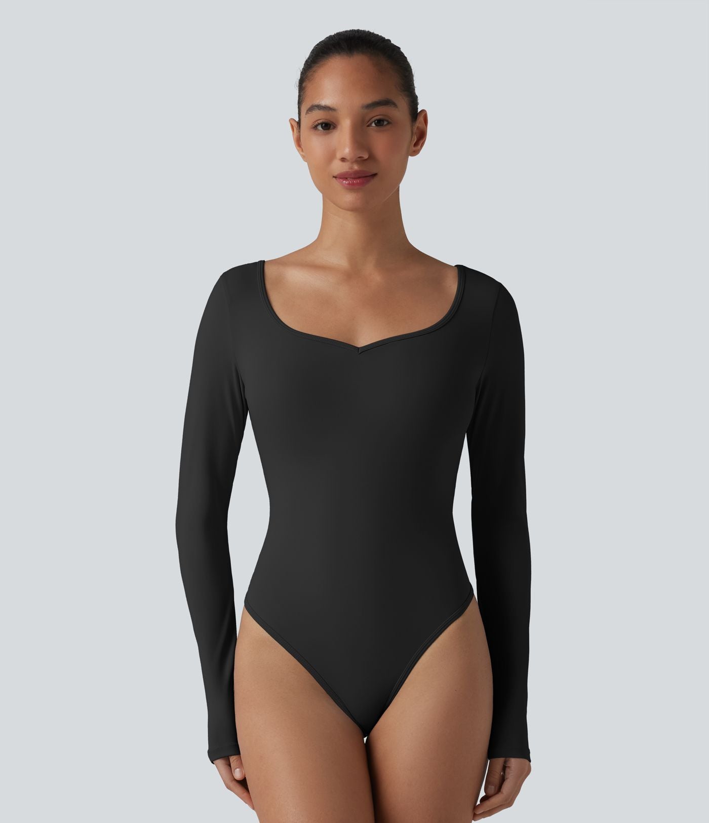 Body moulant manches longues