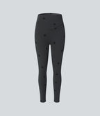 Legging de training Halara X Smiley® Halara UltraSculpt™ imprimé rayures taille haute push-up froncé ventre plat avec poches
