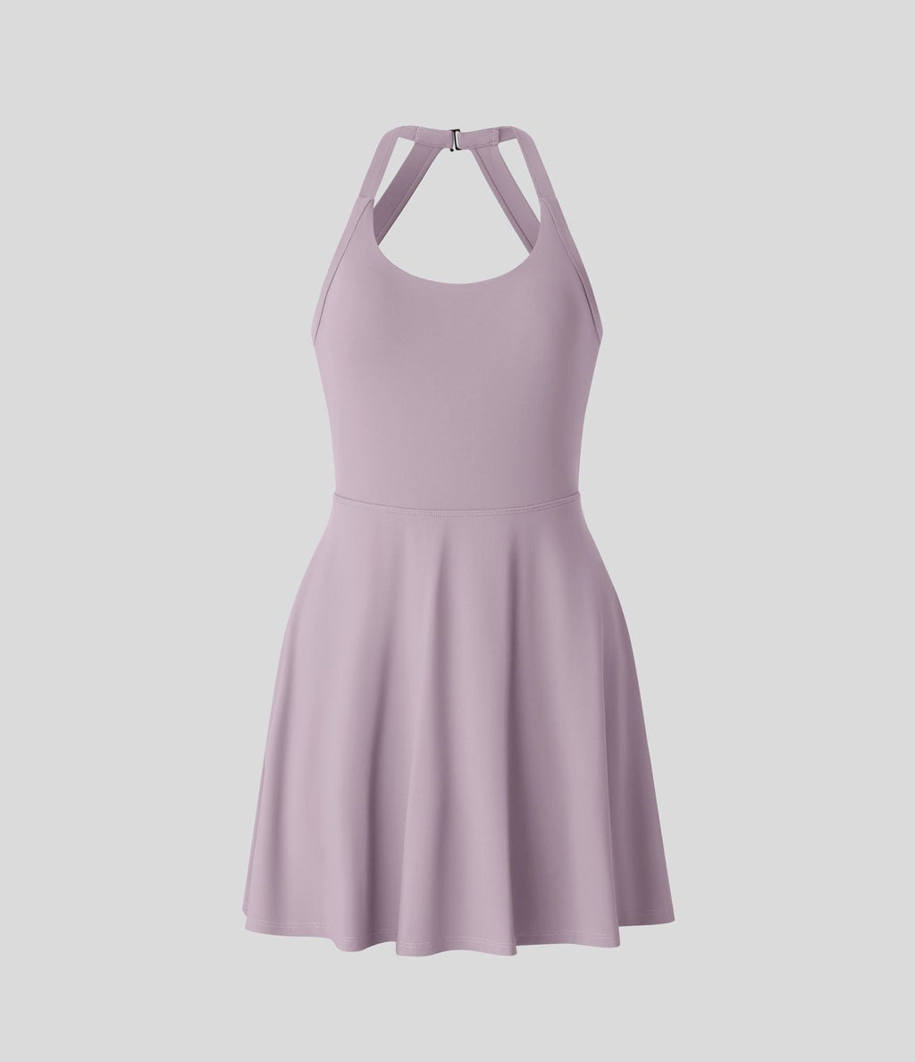 Robe de sport dos nu torsadée A-C