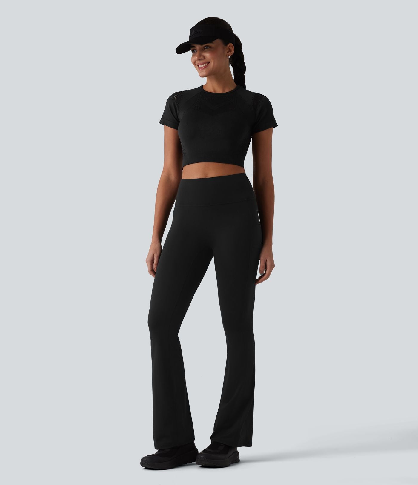 OneForm Seamless Flow Crop top de sport en mesh respirant sans couture