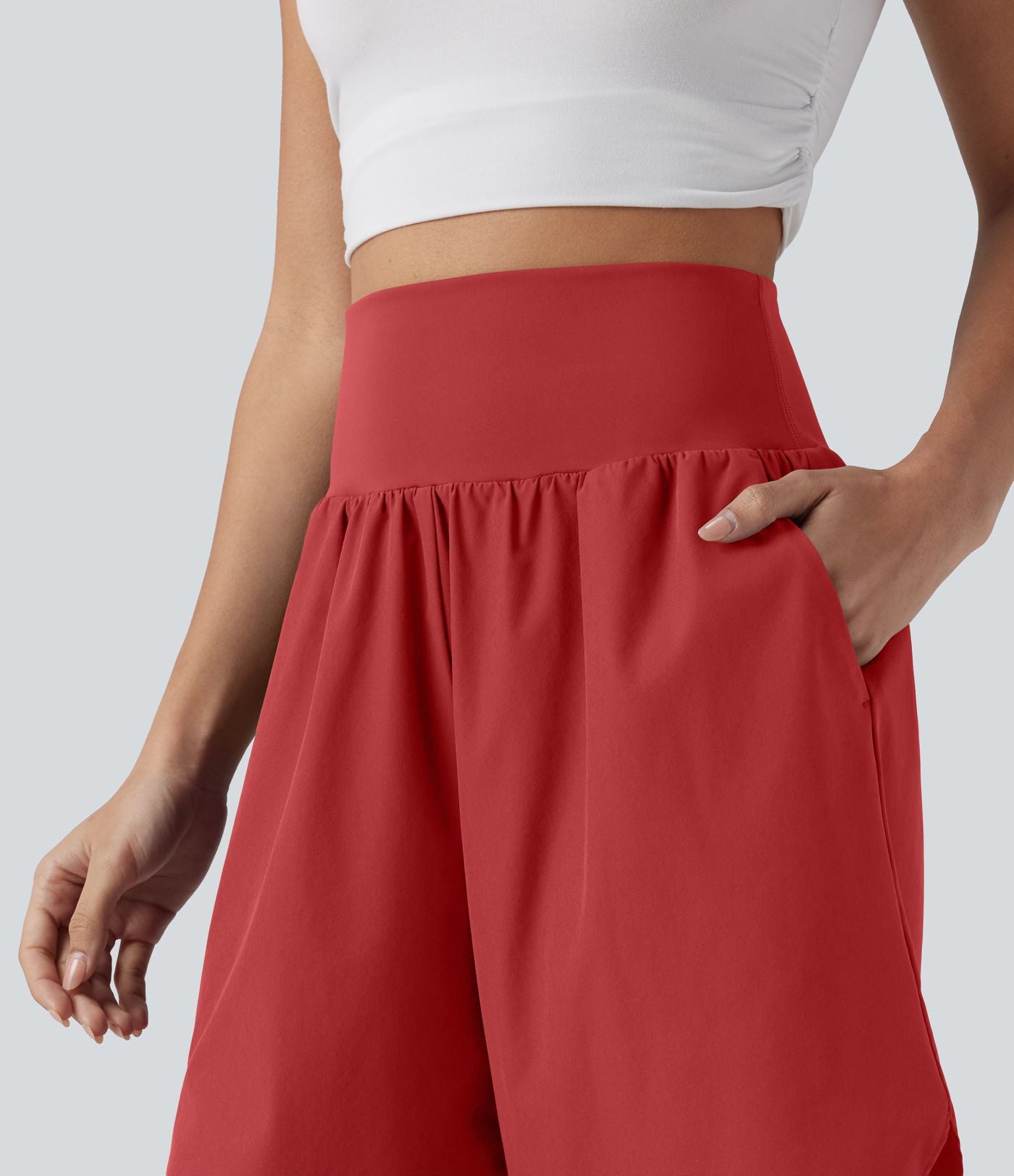 Short resort taille haute gainant séchage rapide avec fentes Breezeful™ et poches