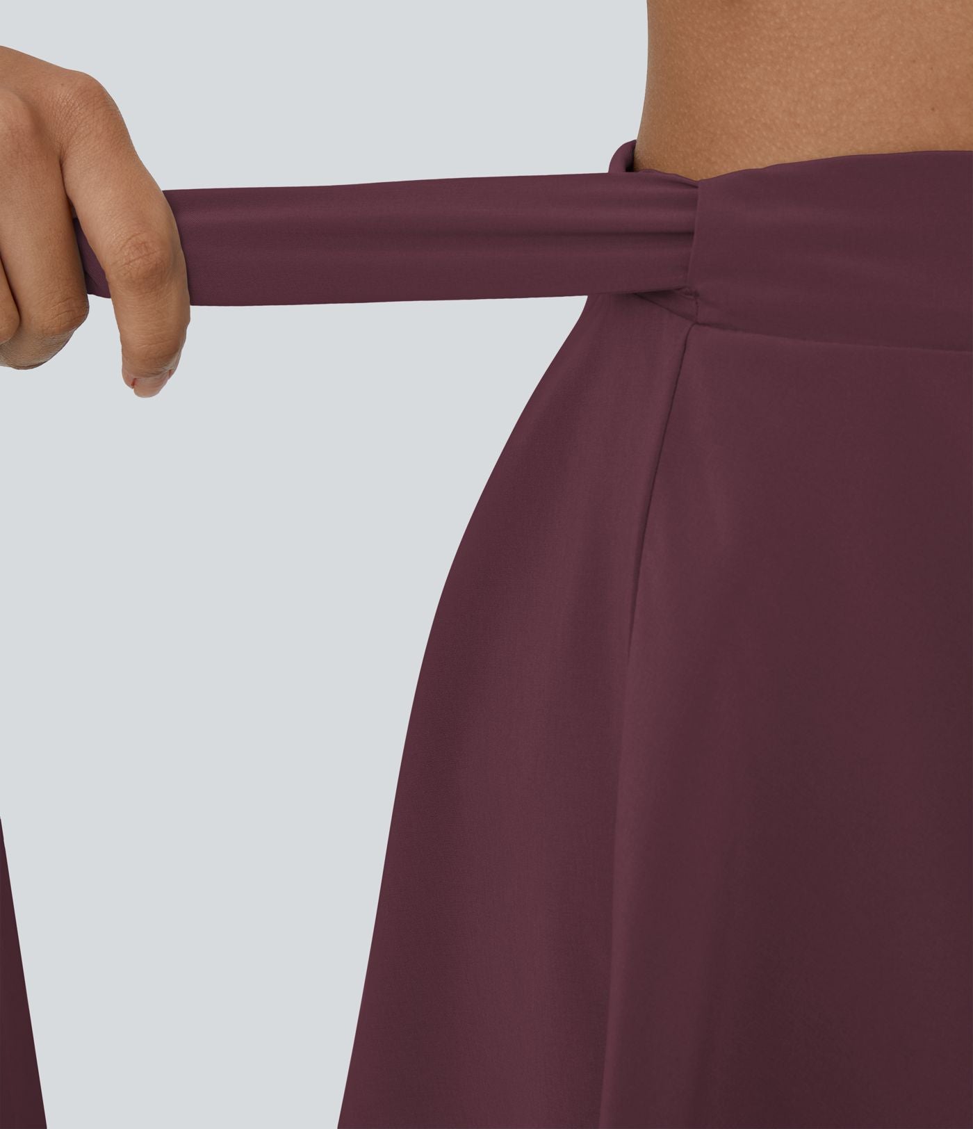 Breezeful™ Jupe Évasée Casual Taille Haute 2 en 1 Poche Latérale Séchage Rapide