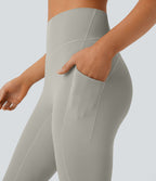 Short cycliste 17,5 cm d'entraînement gainant galbant taille haute avec poches Halara UltraSculpt™