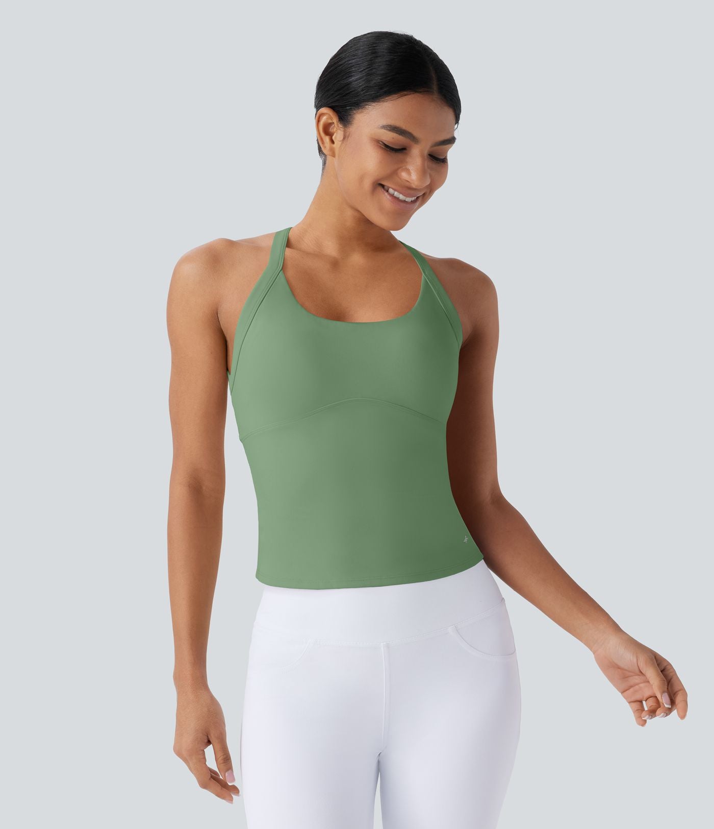 Débardeur yoga SoftlyZero™ Plush à découpes A-D