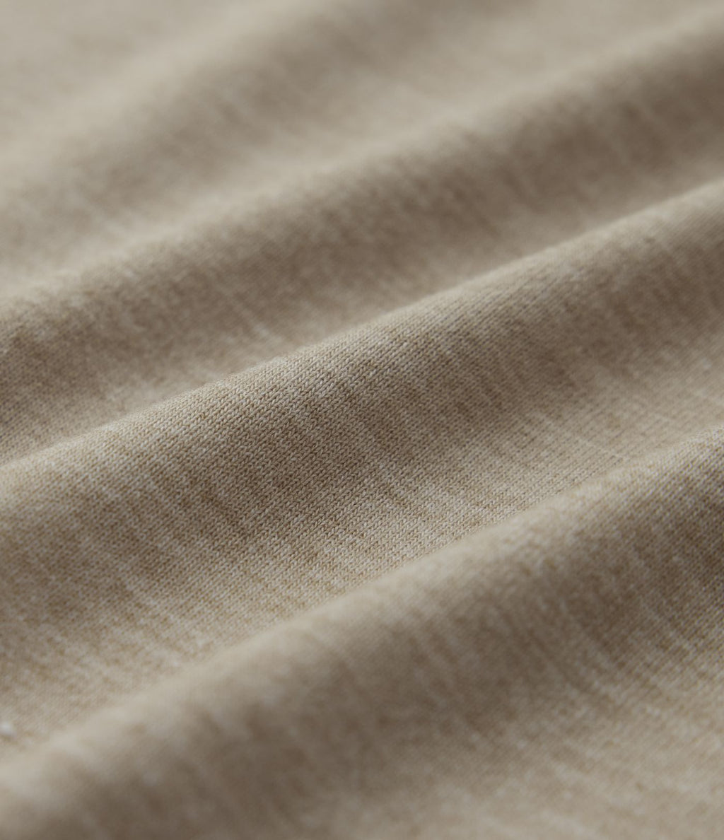 Manteau long décontracté à manches longues chiné avec fentes latérales