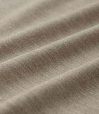 Manteau long décontracté à manches longues chiné avec fentes latérales