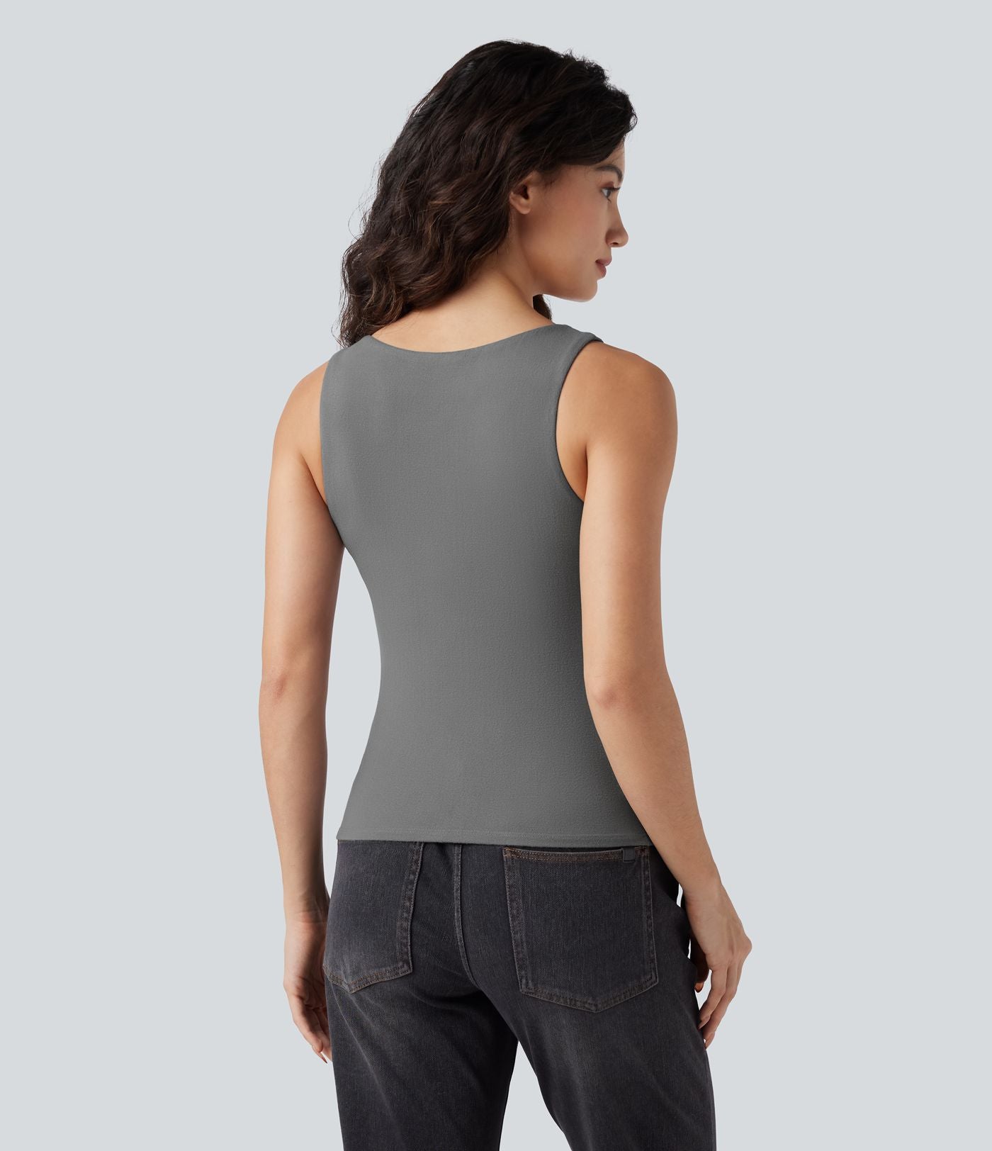 Débardeur casual chaud push-up à col V - Bonnet A/B