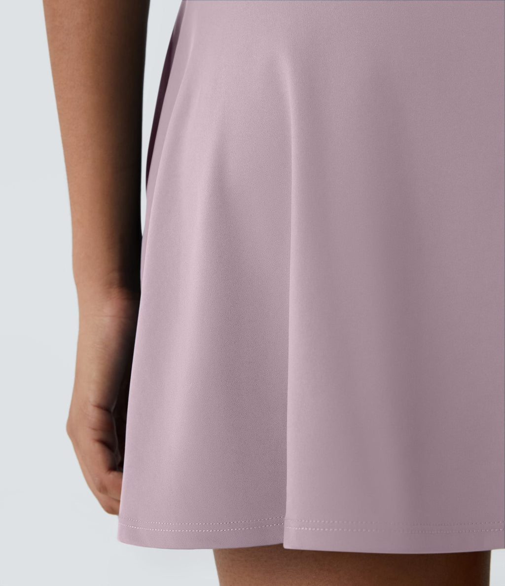 Robe de Danse Sport Mini à Volants Torsadés Dos Nu - Longueur Plus