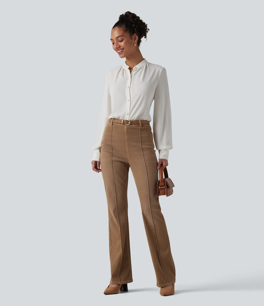 Jean bootcut tailleur Halara Flex™ taille haute avec poches