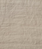 Pantalon droit taille mi-haute aspect lin avec cordon de serrage et poches