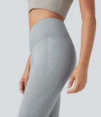 Legging yoga SoftlyZero™ 7/8 skinny taille haute croisée avec poches - UPF50+