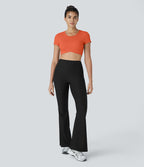 Softlyzero™ Plush Sports Top Ourlet Croisé