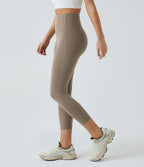 Legging corsaire d'entraînement gainant taille haute avec poches Halara UltraSculpt™