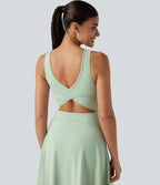 Robe de danse midi SoftlyZero™ Airy 2-en-1, col carré, brassière intégrée, à effet frais InstantCool, avec poches, accès facile Easy Peasy