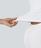 Robe de tennis Easy Peasy SoftlyZero™ dos croisé avec dentelle contrastée, brassière intégrée, à effet frais InstantCool et poches, protection solaire UPF50+