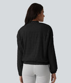 Veste bomber casual manches longues avec poches
