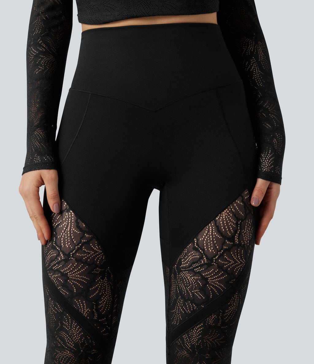 Pantalon de yoga gainant taille haute avec poches Halara UltraSculpt™