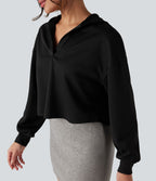 Sweat-shirt à capuche décontracté manches longues