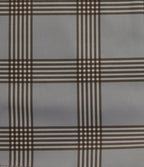 Short tailleur droit à carreaux taille haute avec poches