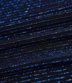 Combinaison Easy Peasy sans manches à ourlet volanté, rayures sparkle, avec poches