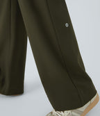 Pantalon coupe droite taille haute DayStretch avec poches