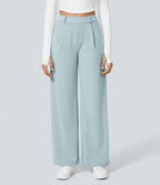 Pantalon tailleur Halara Flex™ DayStretch coupe droite taille haute avec poches