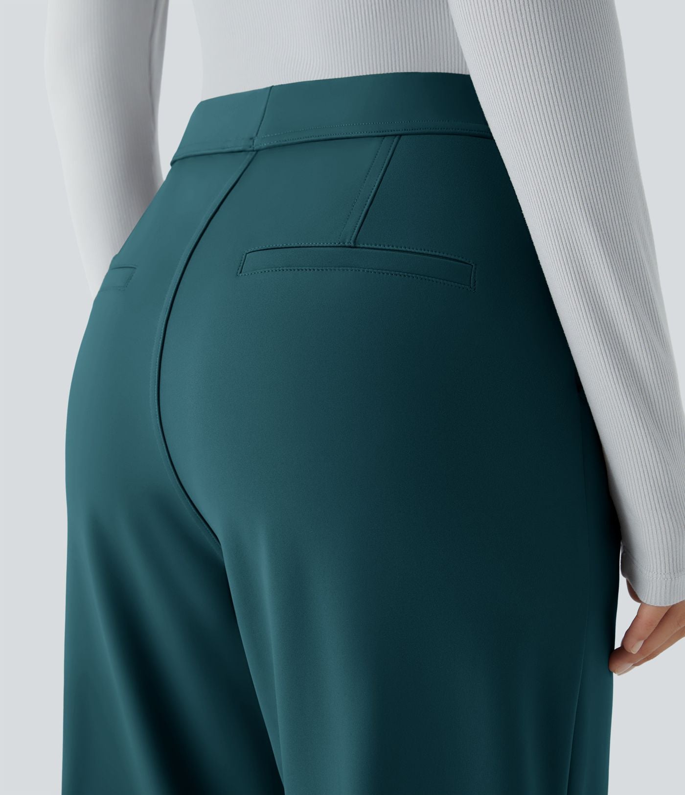 Pantalon tailleur évasé taille haute Halara Flex™ DayStretch avec poches