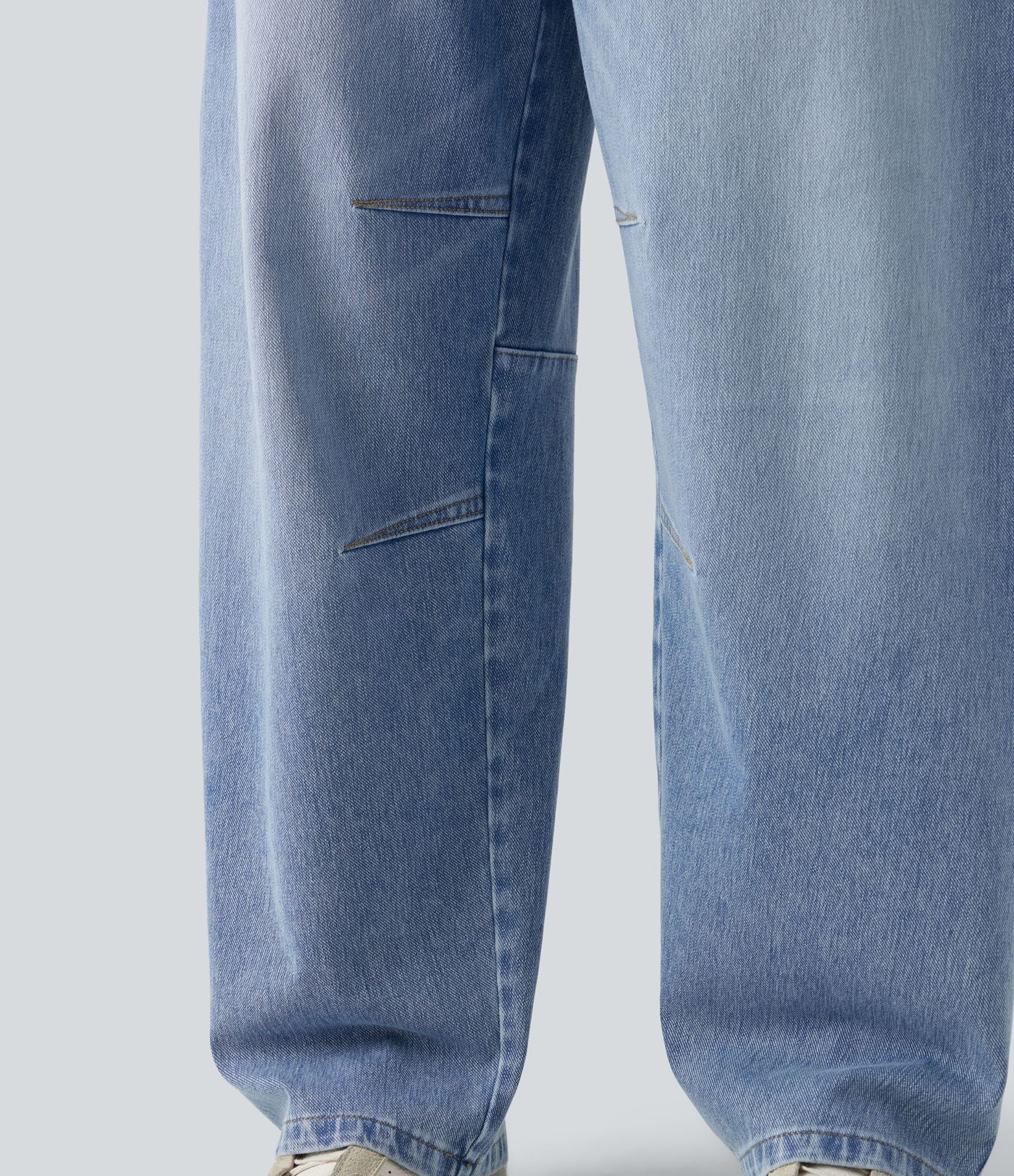 Halara Flex™ Jean barrel casual taille basse avec poches