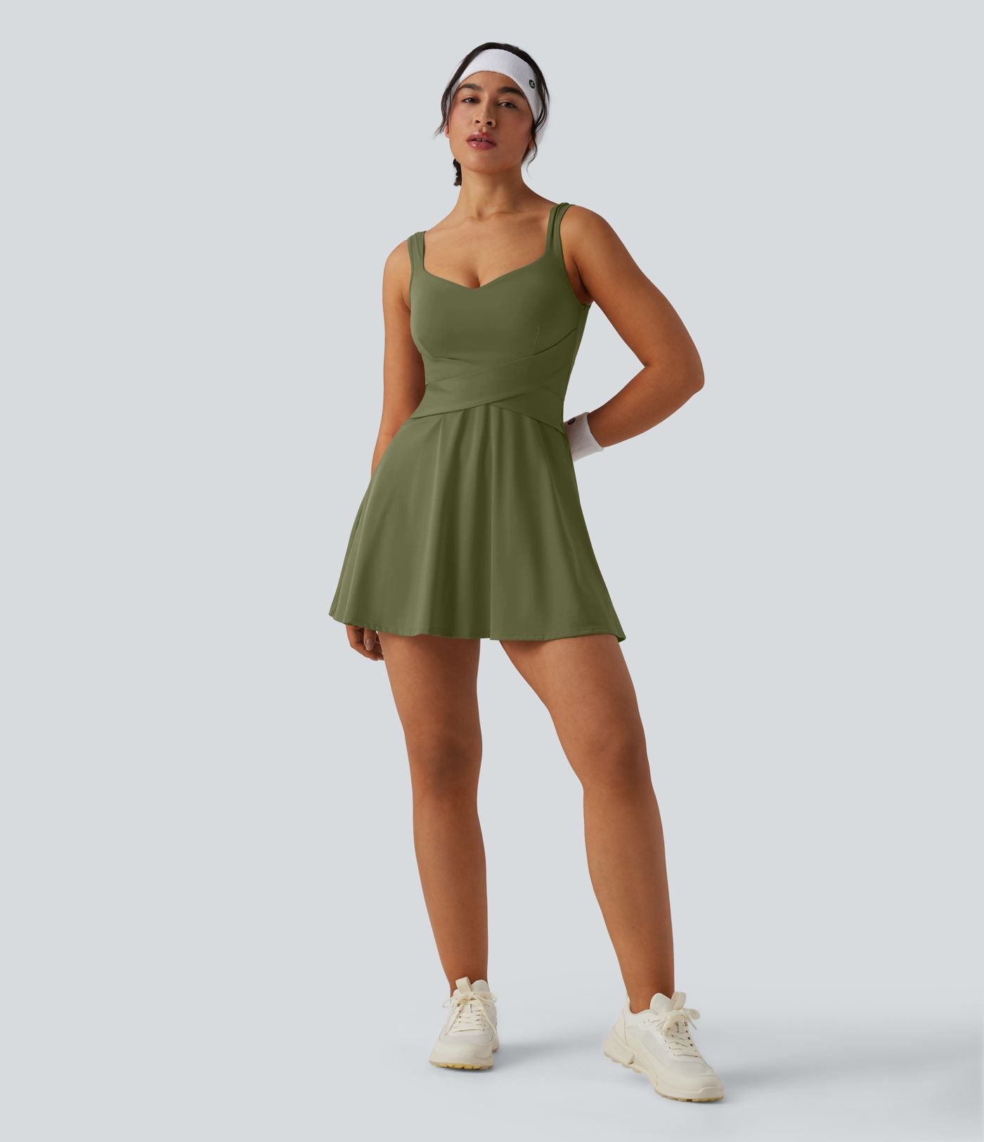 Robe de tennis 2-en-1 SoftlyZero™ Airy mini effet frais InstantCool avec poche, accès facile Easy Peasy, protection solaire UPF50+