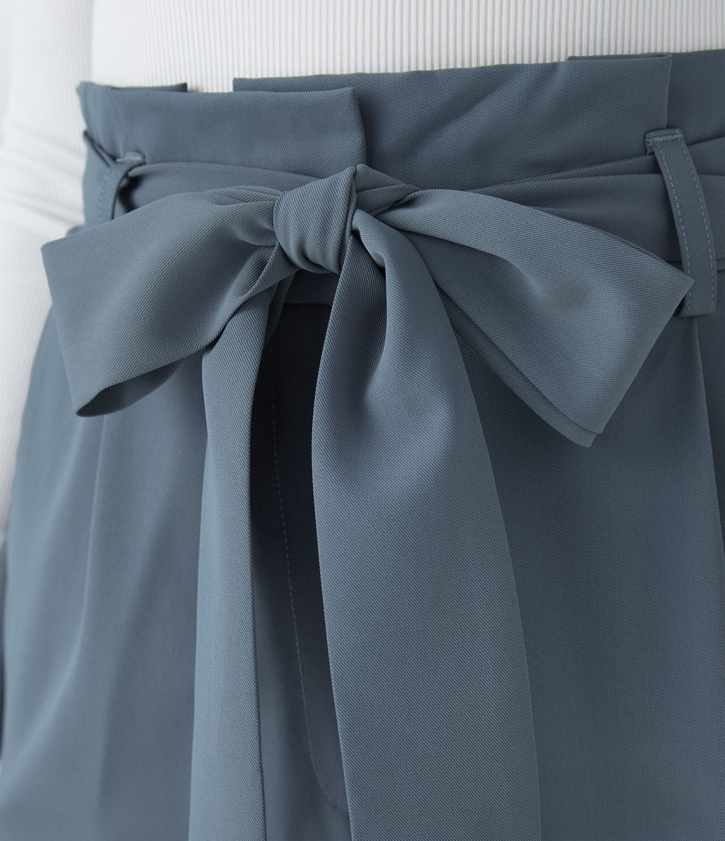 Pantalon de travail Halara Flex™ paper bag large taille haute, avec ceinture et poches