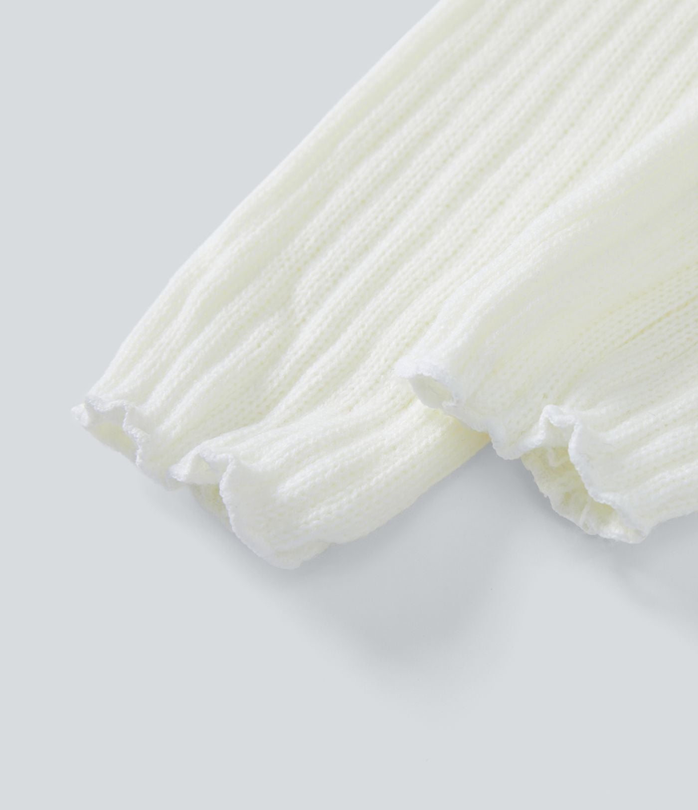 Jambières en maille avec nœud