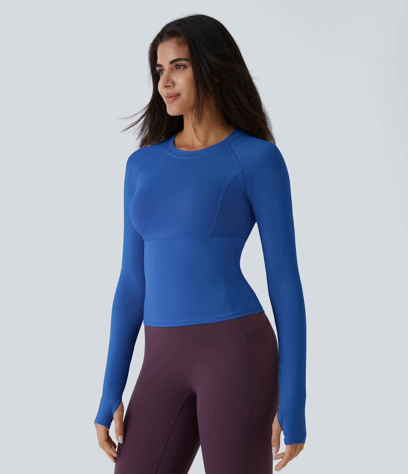 Top Sport Yoga Uni Trous pour les Pouce