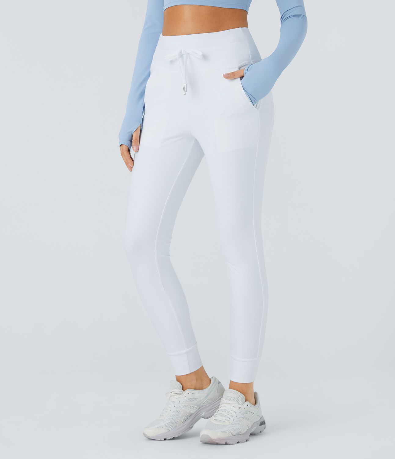 Jogging taille haute Softlyzero™ Plush avec cordon de serrage et poches latérales