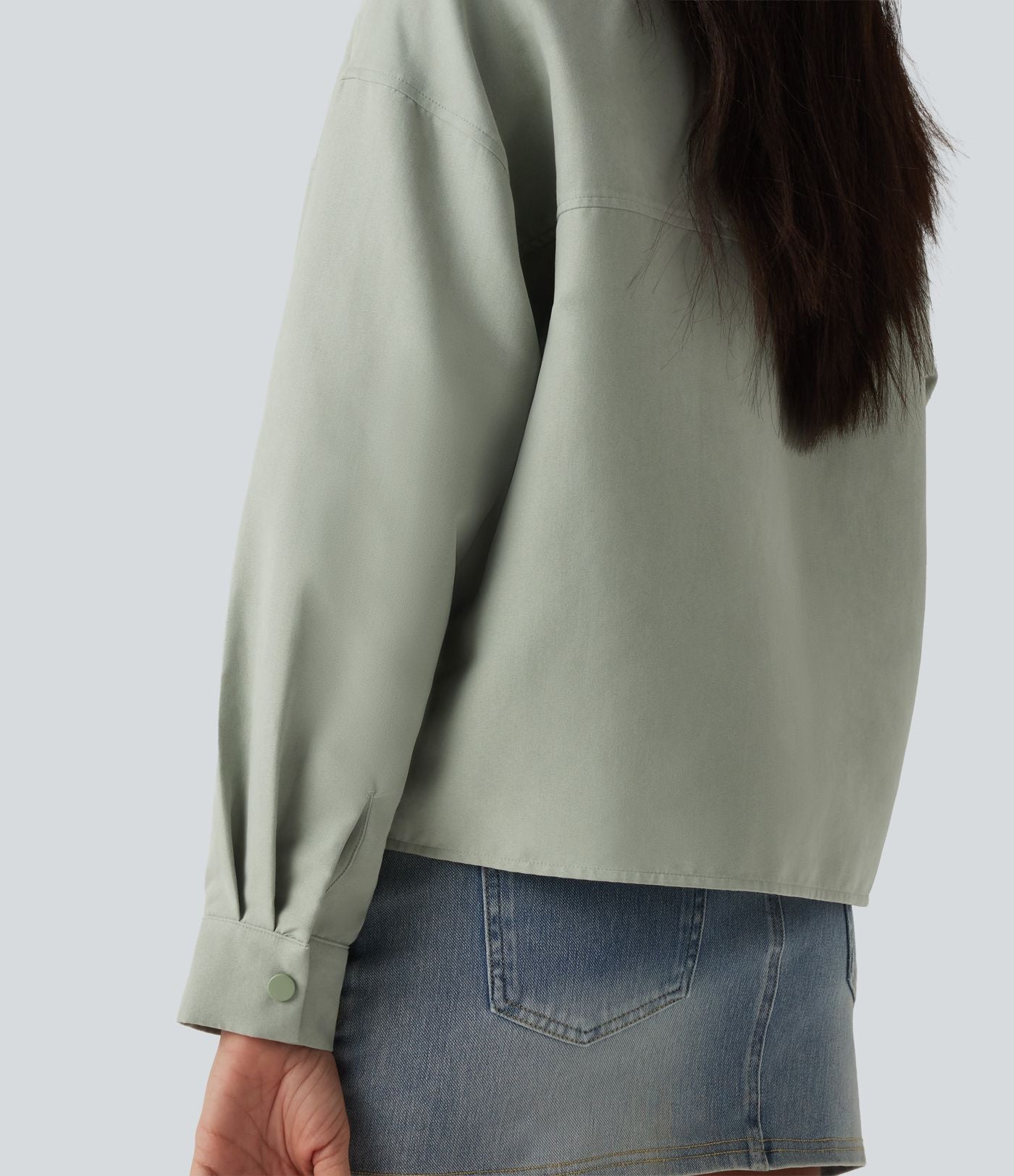 Veste décontractée manches longues avec poches