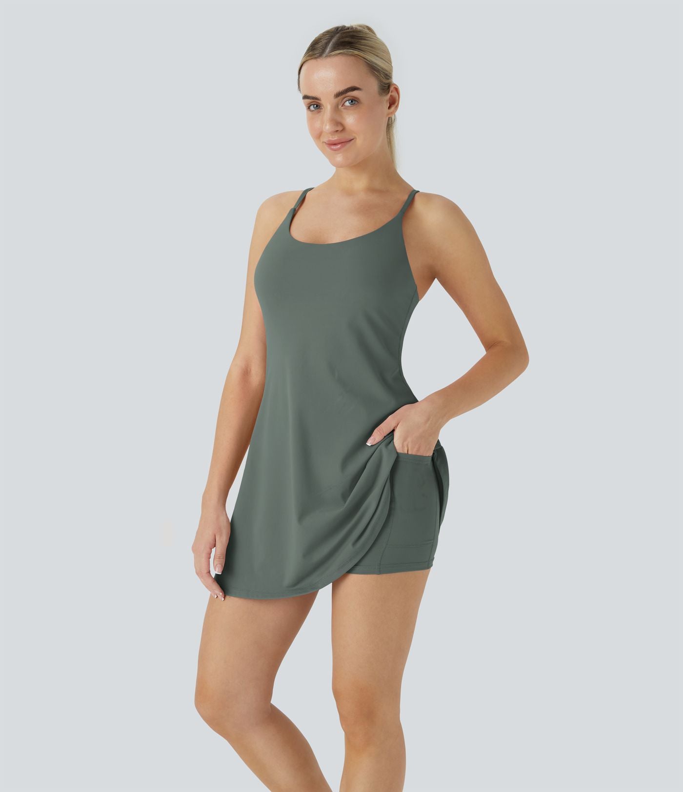Robe de sport SoftlyZero™ Plush dos nu A-C